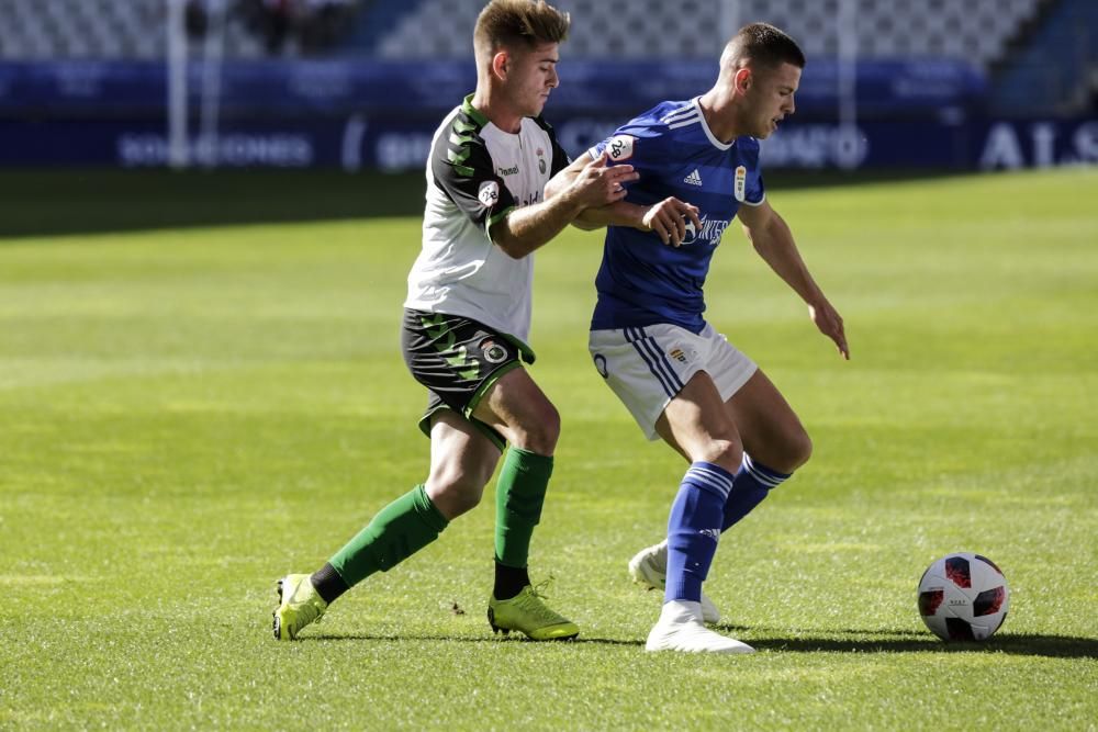 El Vetusta despide la temporada como local con un empate ante el Racing en el Tartiere