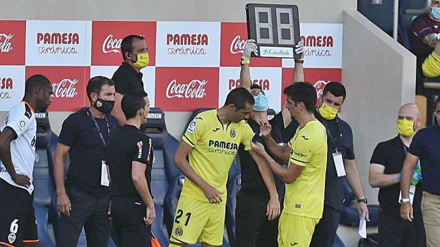 El capitán entró sustituyendo a Iborra.