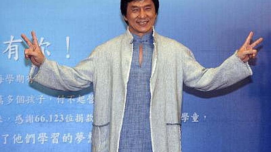 Fotografía de archivo de Jackie Chan.