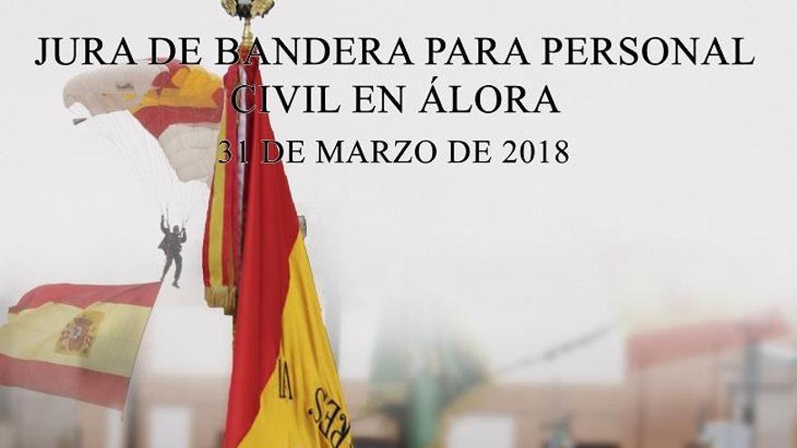 Jura de Bandera Civil en Álora el 31 de marzo