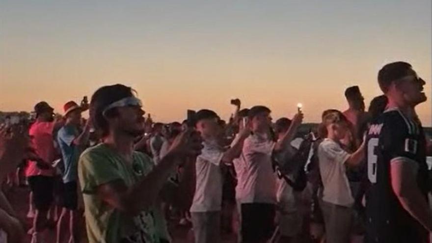 Sonnenfinsternis auf Mallorca: So war die Stimmung an der Playa de Palma