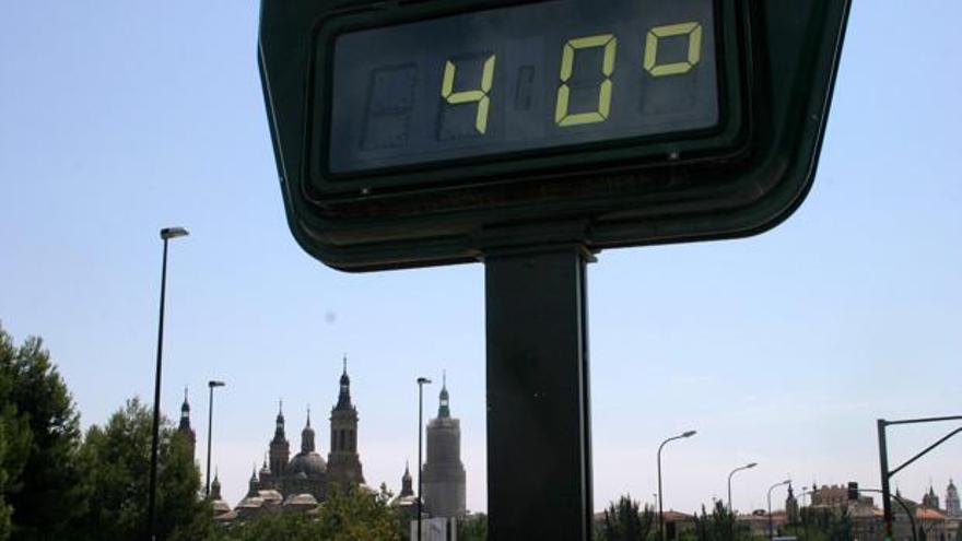 Temperaturas máximas que podrán alcanzar los 40 grados en el valle del Ebro