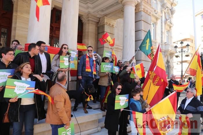 Concentración 'España existe' en Cartagena