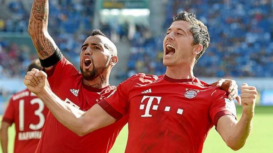 El Bayern remunta un  gol rebut en nou segons i s&#039;imposa amb deu homes