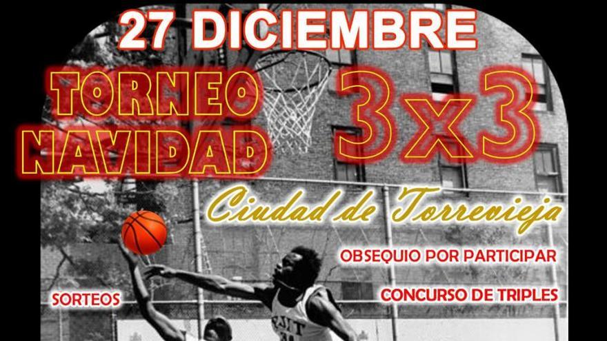 El Club Baloncesto Torrevieja organiza el I Torneo de Navidad 3X3