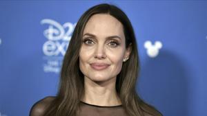 Angelina Jolie attends the  Go Behind the Scenes with the Walt Disney Studios   press line at the 2019 D23 Expo  Saturday  Aug  24  2019  in Anaheim  Calif  (Photo by Richard Shotwell Invision AP)