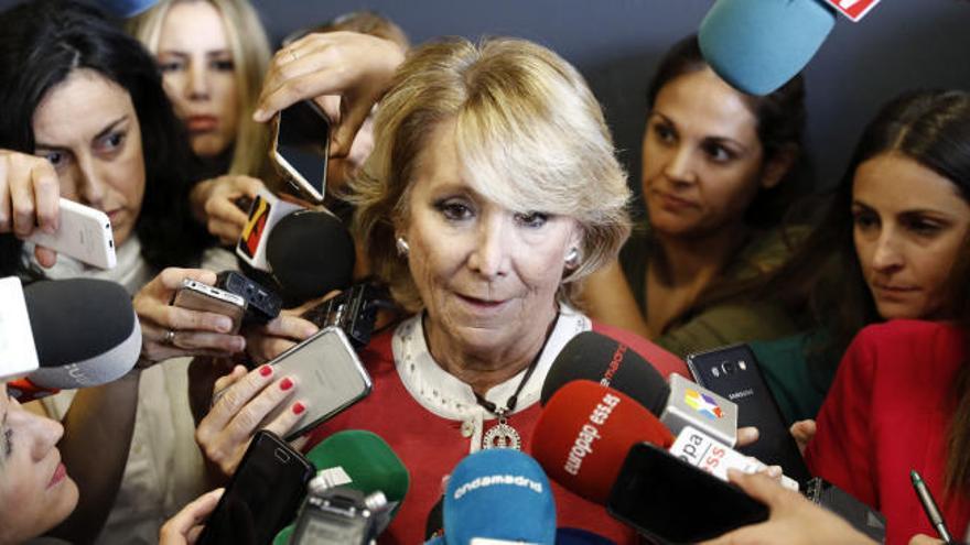 Aguirre trenca a plorar: "El cas d'Ignacio González seria massa lamentable per a mi"