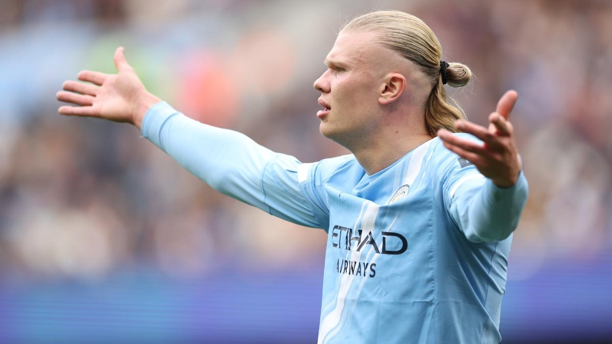 Erling Haaland está en racha goleadora en el City