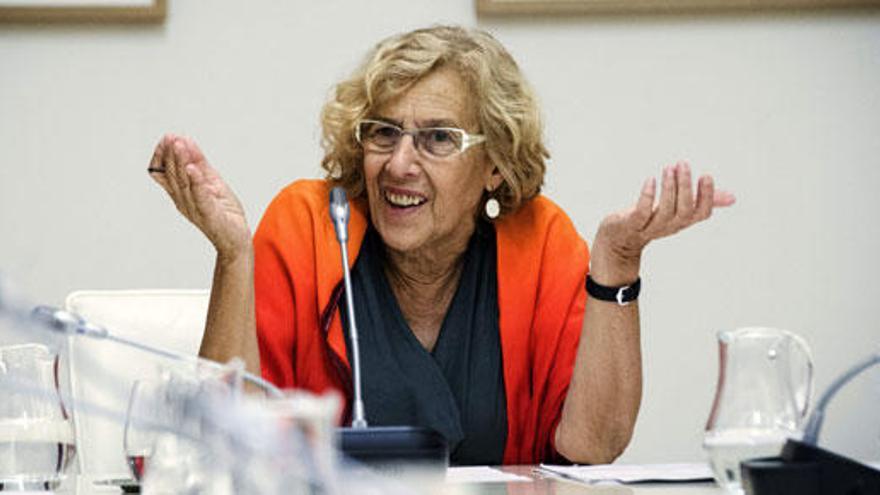 Carmena defiende su web &#039;Versión Original&#039;.