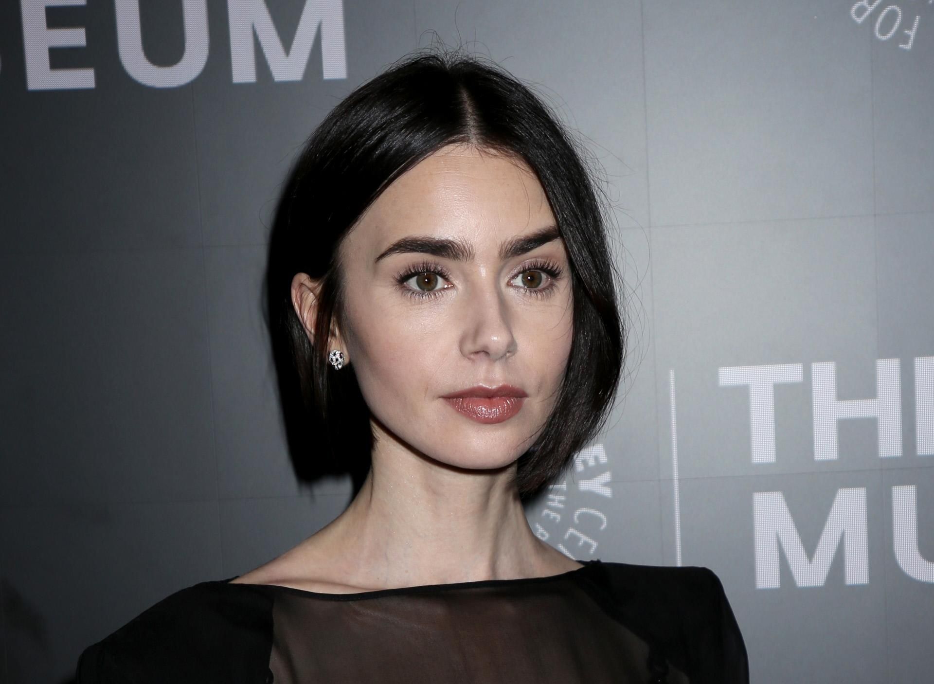 LILY COLLINS CORTE DE PELO Por qué el corte de pelo de Lily Collins es nuestro favorito este otoño