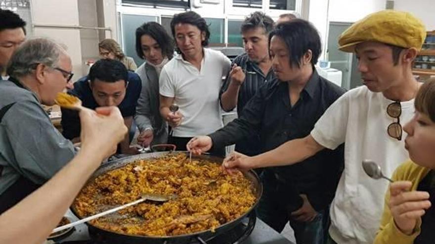 Un momento de la semifinal del concurso el domingo en Japón.