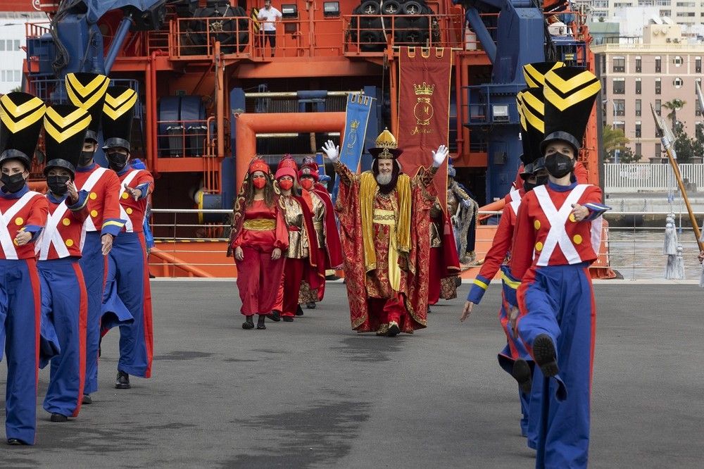 Llegada de los Reyes Magos a Las Palmas de Gran Canaria