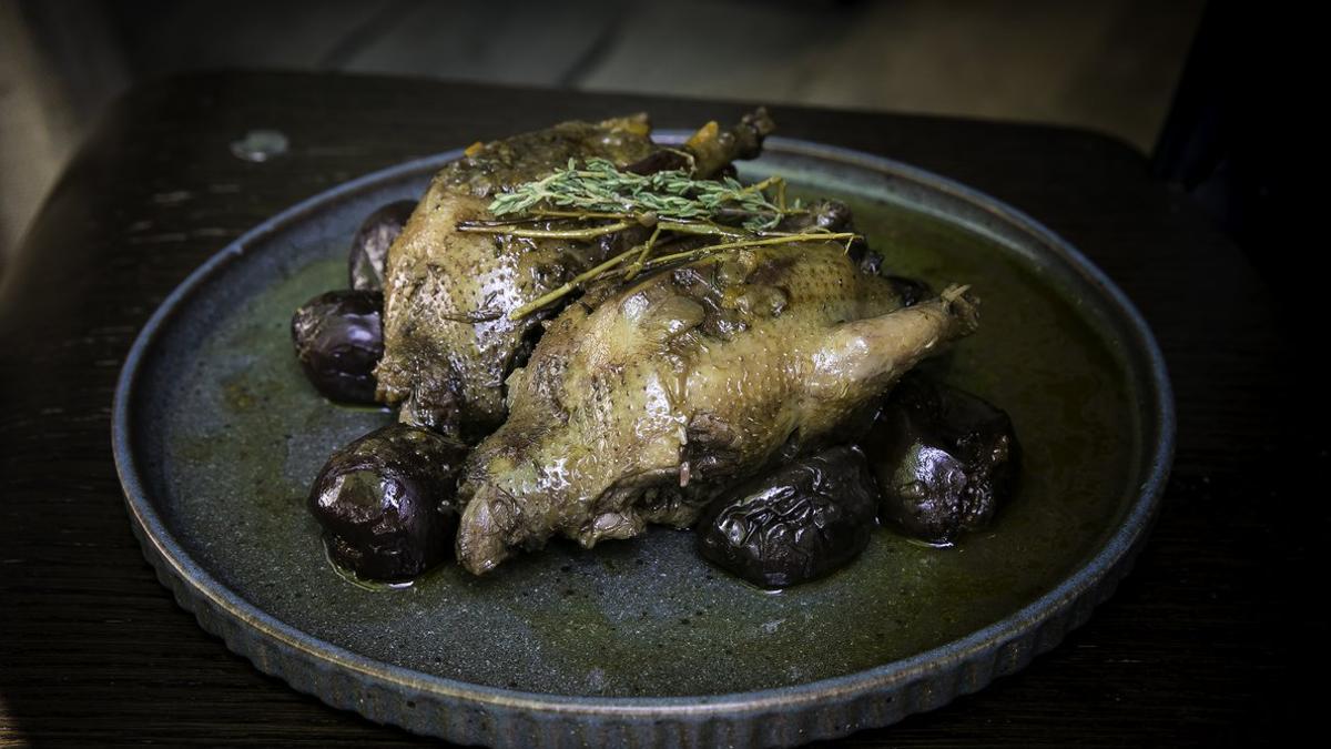 Receta de perdices de perdigón a la toledana con trufas