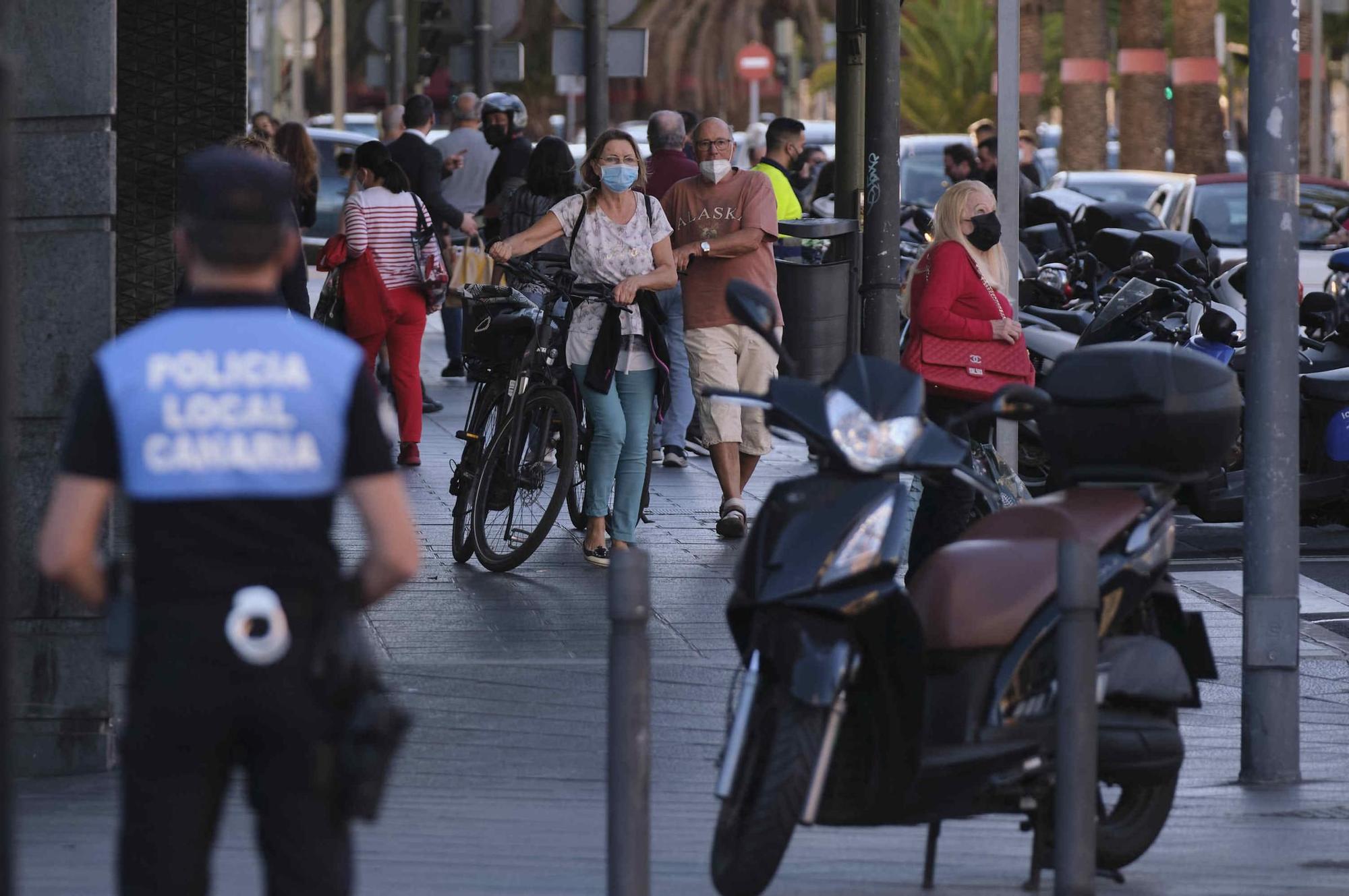 Paseo covid por Santa Cruz