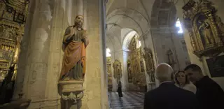 El Salvador de la Catedral recobra sus colores góticos y sus letras en árabe