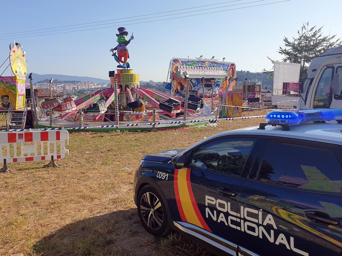 El «saltamontes» que en agosto de 2024 le costó la vida al joven Iván en las fiestas de Matamá.