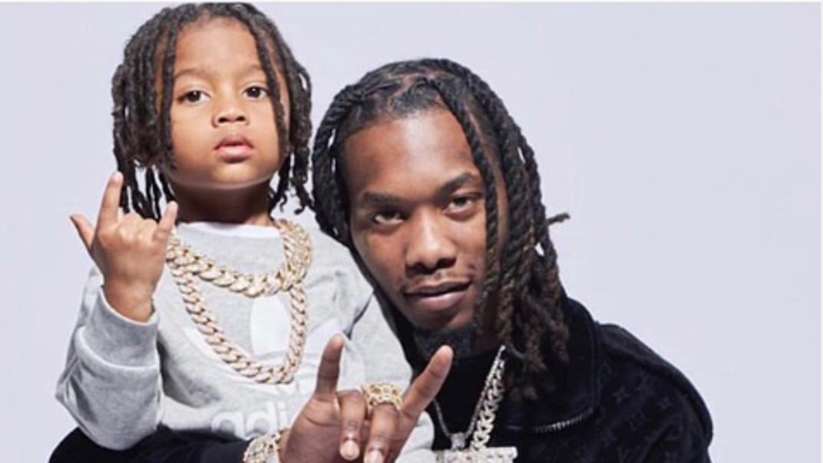 Offset y uno de sus hijos