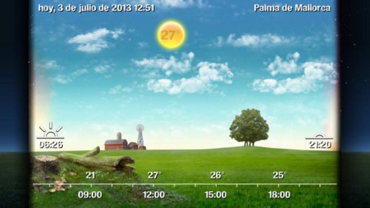 BEAUTIFUL WEATHER. La predicción del tiempo más bella