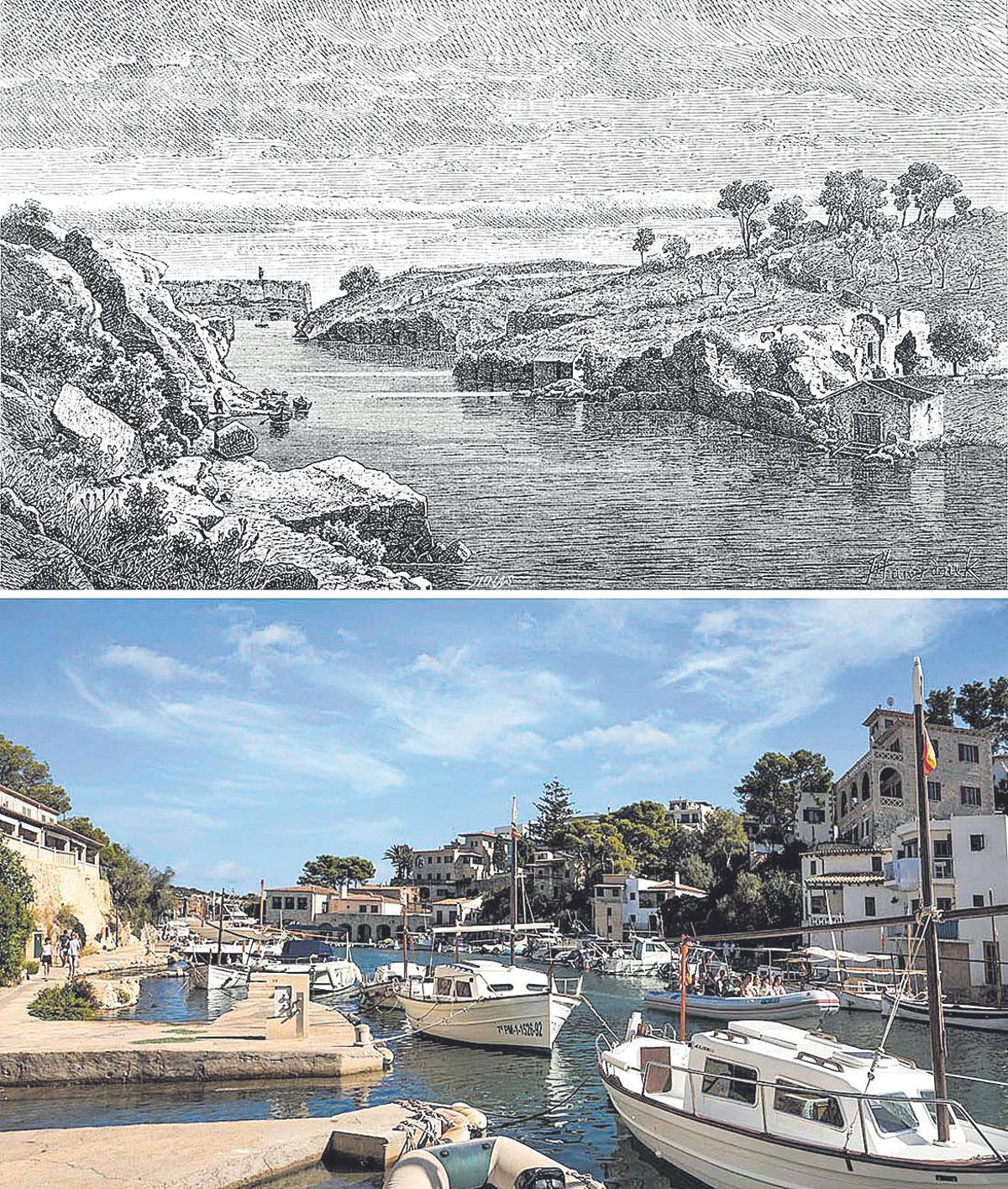 Grabado de Cala Figuera.
