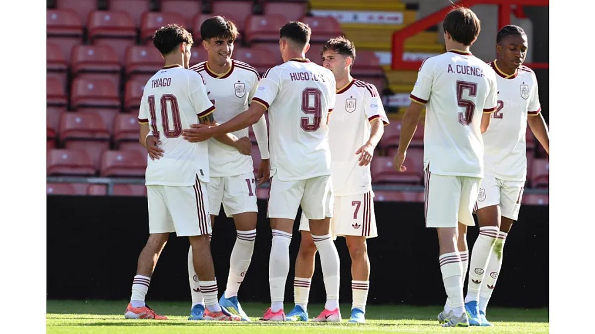 Thiago Pitarch firmó tres asistencias ante Gales con la sub-19