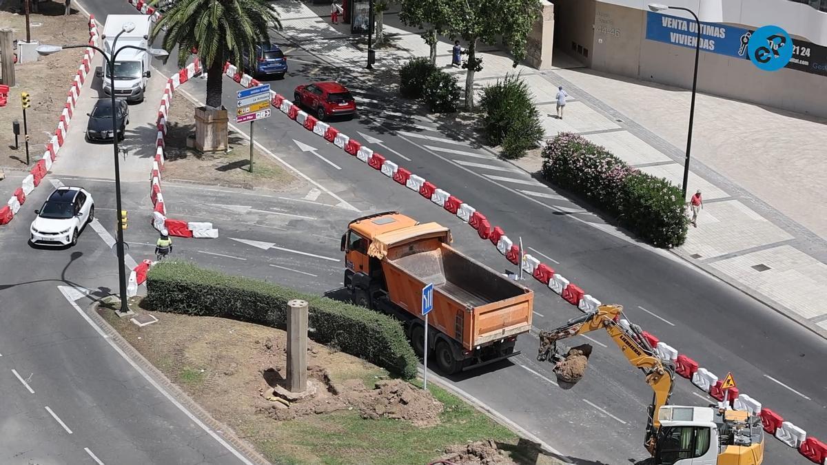 Atascos en Zaragoza producidos por las obras