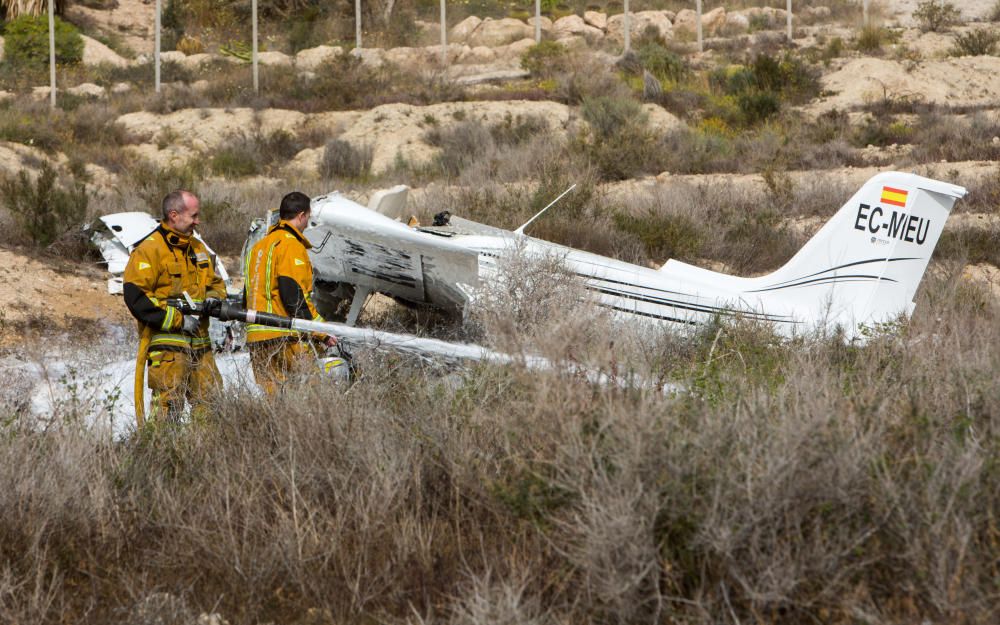 Dos muertos al estrellarse su avioneta en Mutxamel