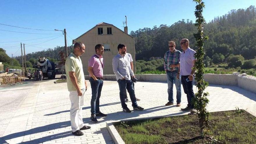 Un momento de la visita a las obras de Ermelo. // Gonzalo Núñez