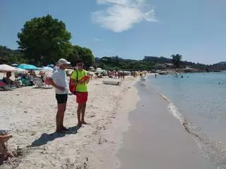 Nueva alerta por fecales en la ría de Aldán: bandera amarilla en Menduíña