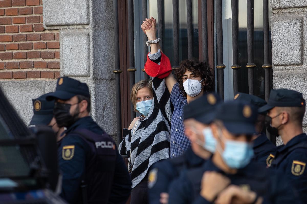 Acción ante el Ministerio de Exteriores por justicia climática