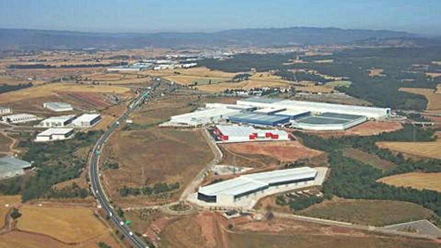 Vista aèria del Pla de Bages