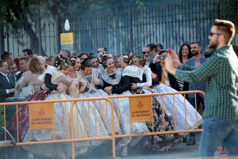 Mini-mascletà conmemorativa de la declaración de las Fallas como Patrimonio de la Humanidad