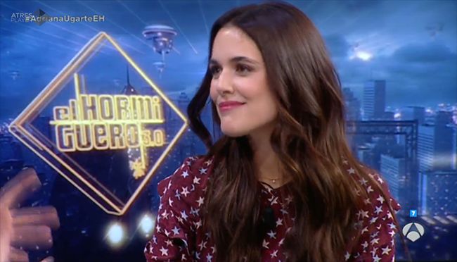 Adriana Ugarte en su visita a 'El Hormiguero'