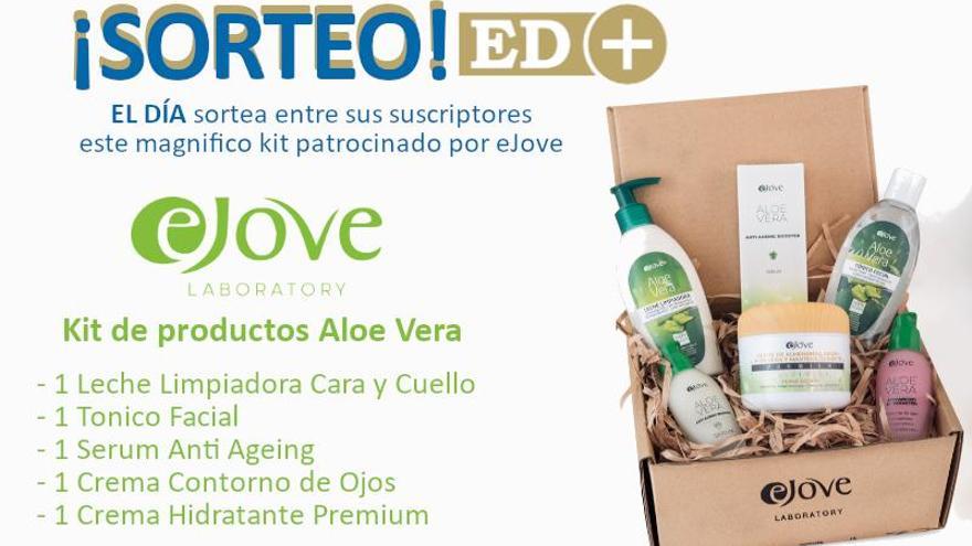 ¡EL DÍA te regala un kit de productos de Aloe Vera de eJove Laboratory!