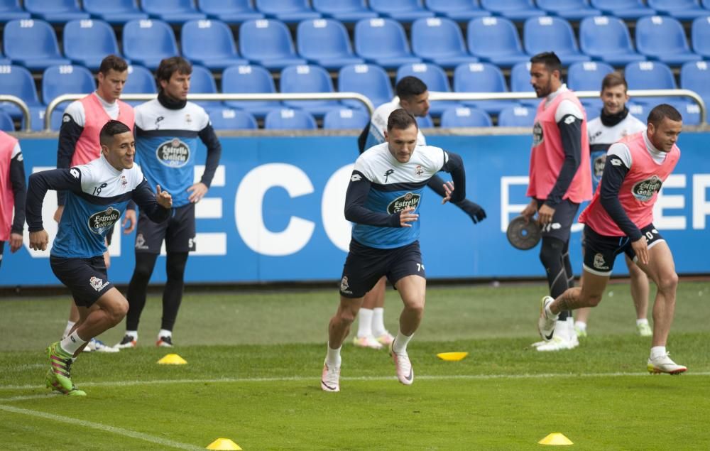 Entrenamiento y lista del Deportivo