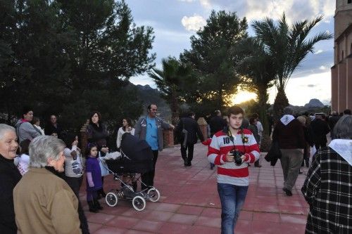 Regreso del Santo Cristo hasta su ermita desde San Jose? Obrero en Cieza