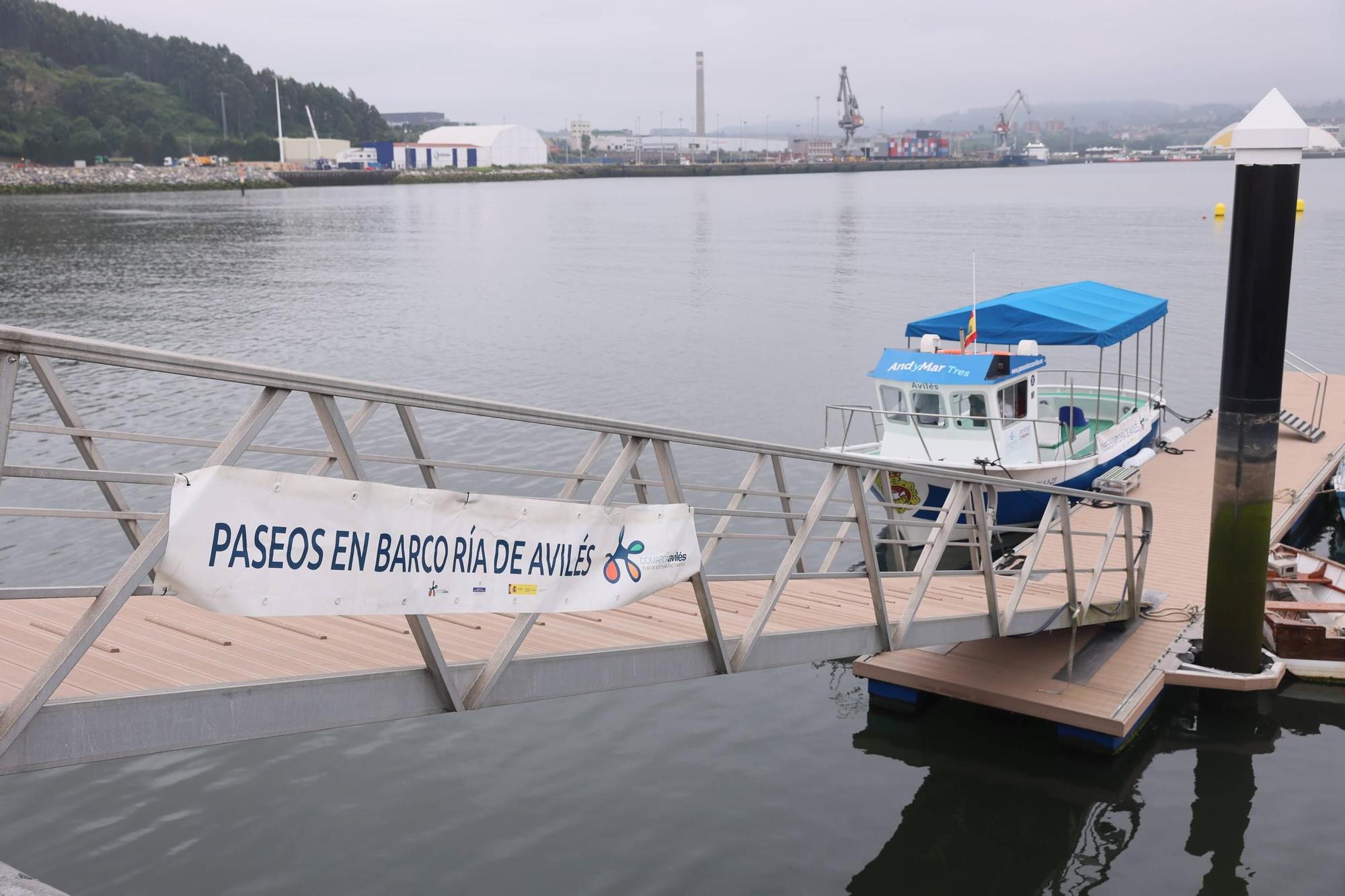 Regresan los paseos en lancha por la ría de Avilés: y hay novedades