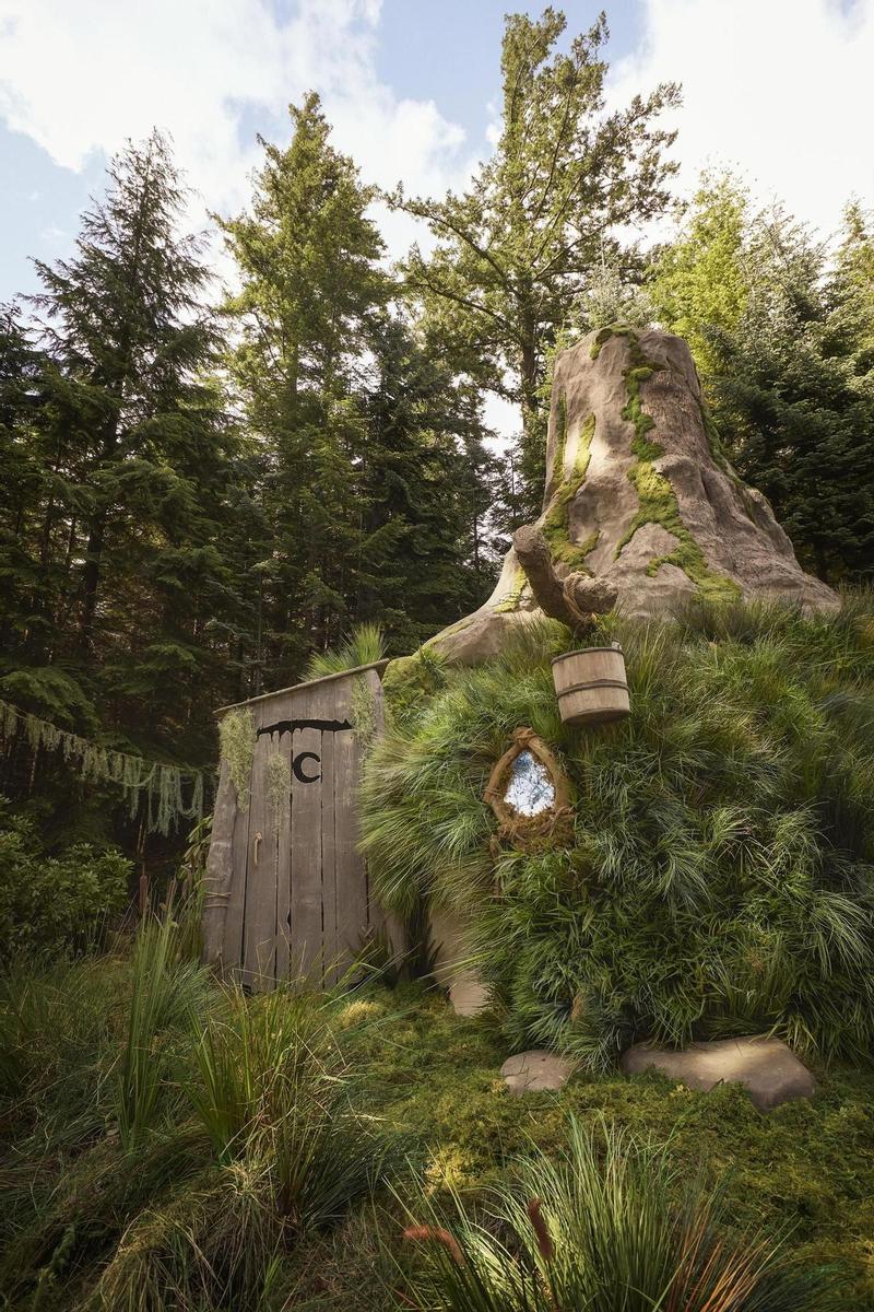 El servicio de la casa de Shrek.