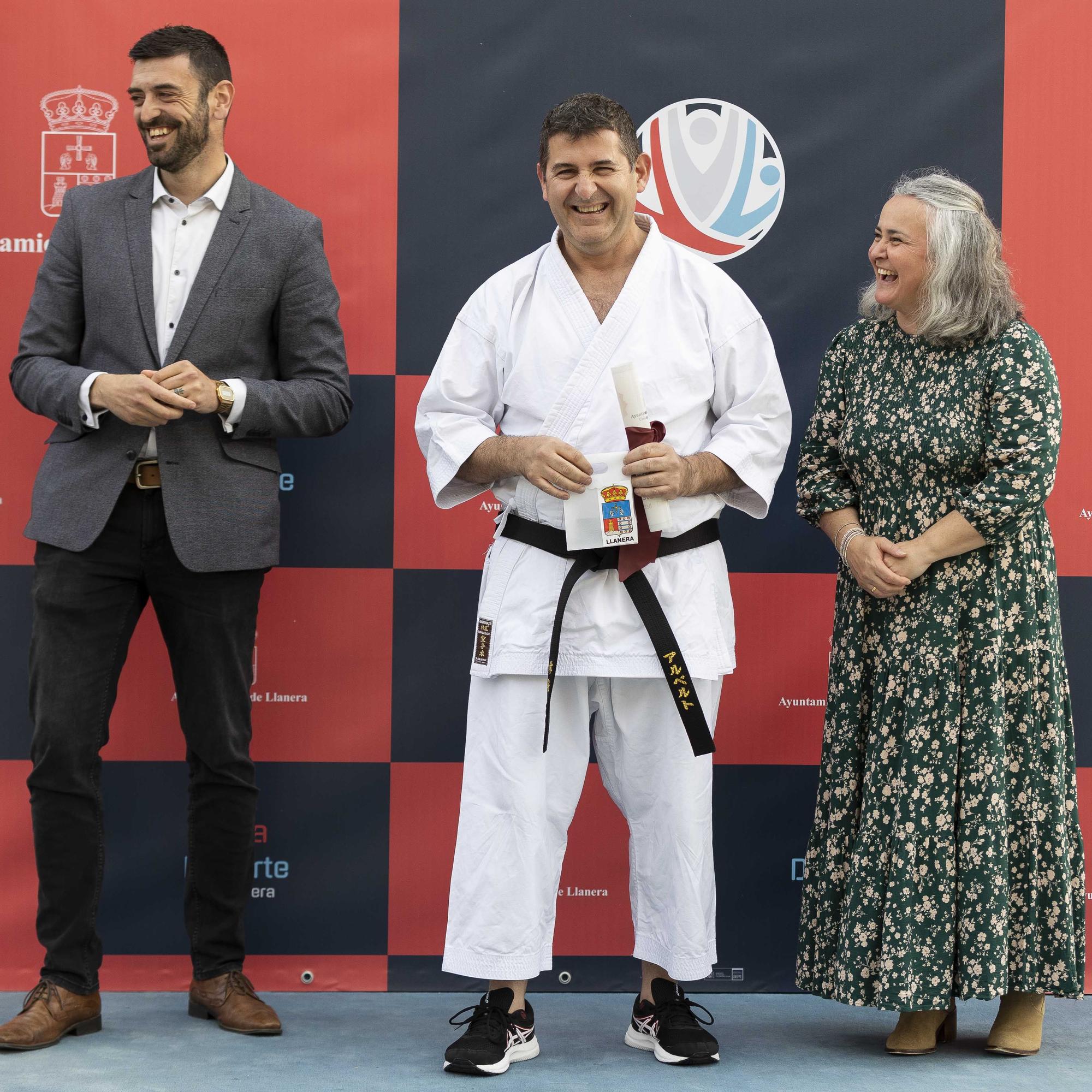 Así fue la gran gala del deporte de Llanera: todas las imágenes de la original cita, celebrada al aire libre