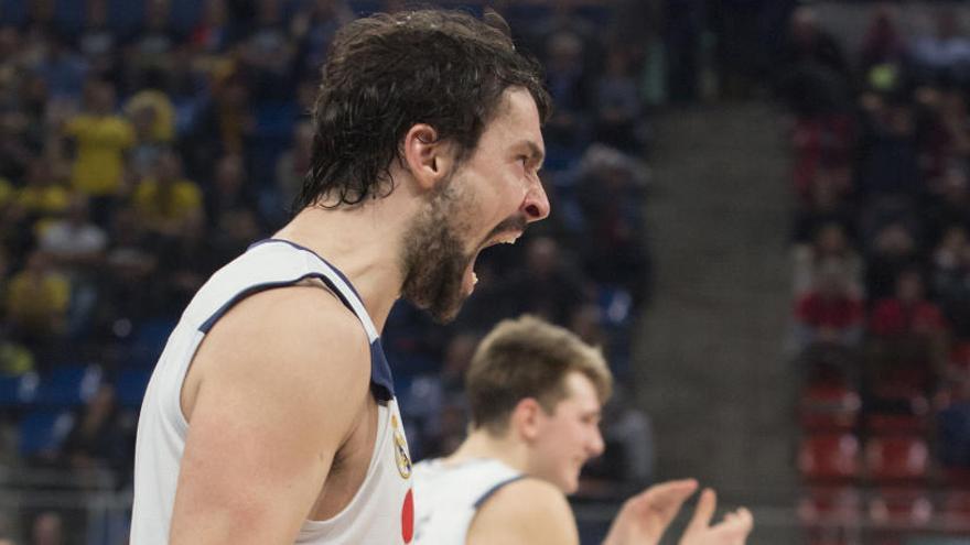 Llull celebra la victoria del Madrid.