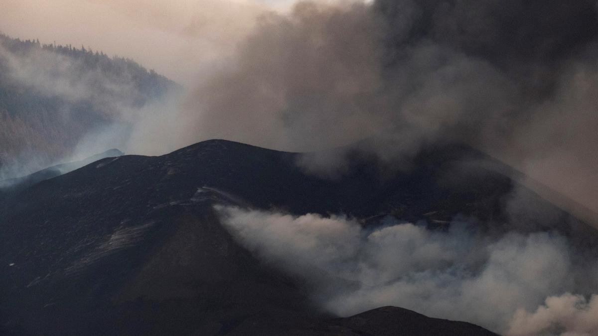 Una imagen del volcán de La Palma.