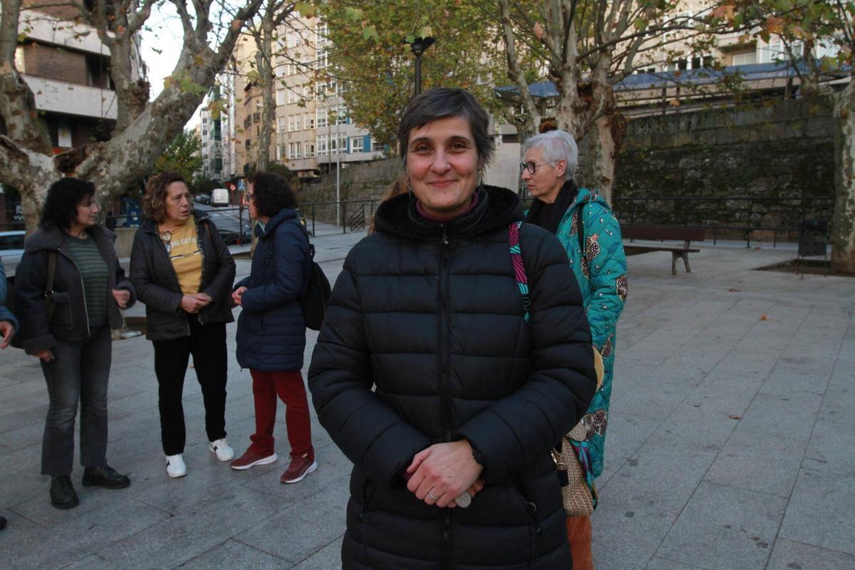 Lucía Villanueva, en primer término.