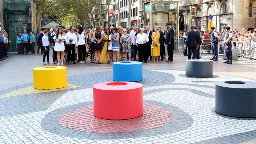 Mosaic de Joan Miró de la Rambla de Barcelona,