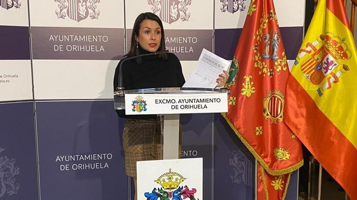 Carolina Gracia, durante su intervención en rueda de prensa