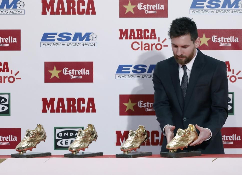 Messi guanya la quarta pilota d'Or
