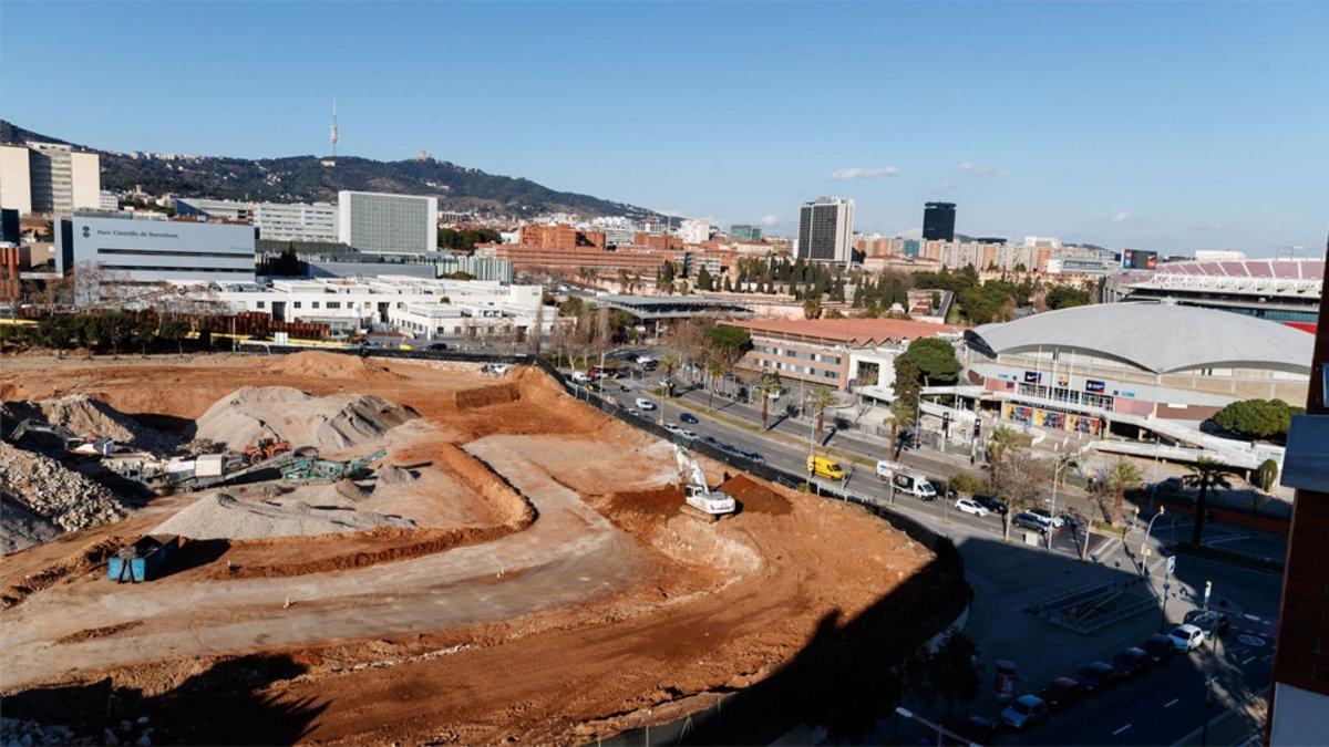 Las obras de demolición del Miniestadi, la Barça Escola y la Passarela ya llegan a su fin