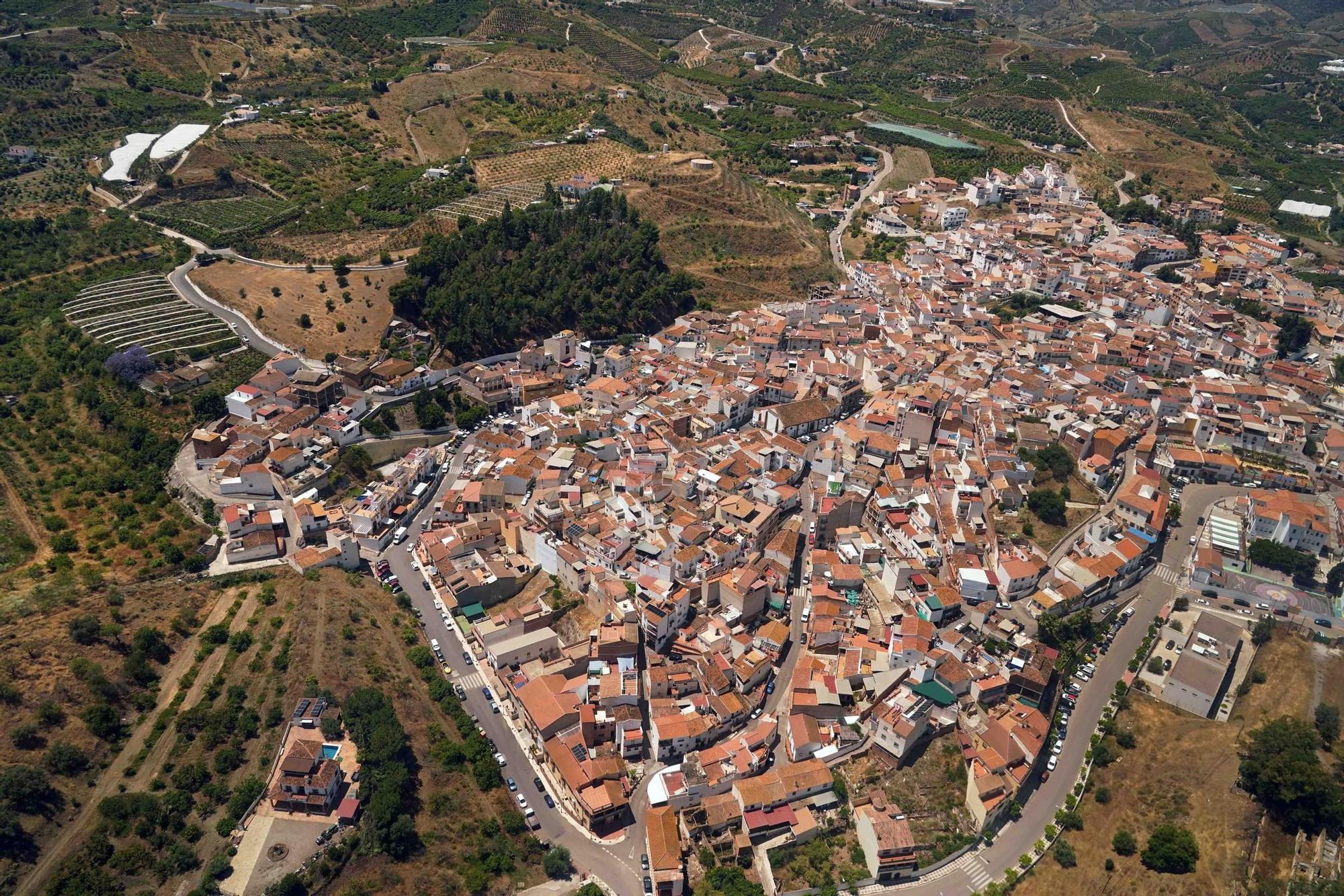 Vista aérea de Benamocarra