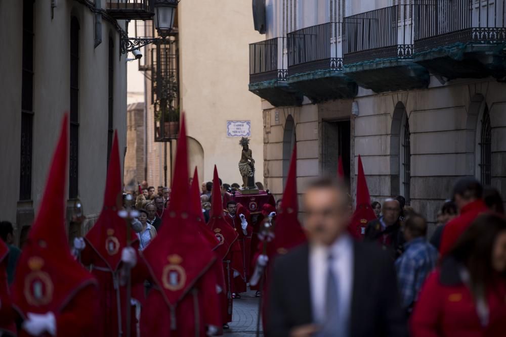 Procesion de Jesús en la Columna en Ciutat Vella