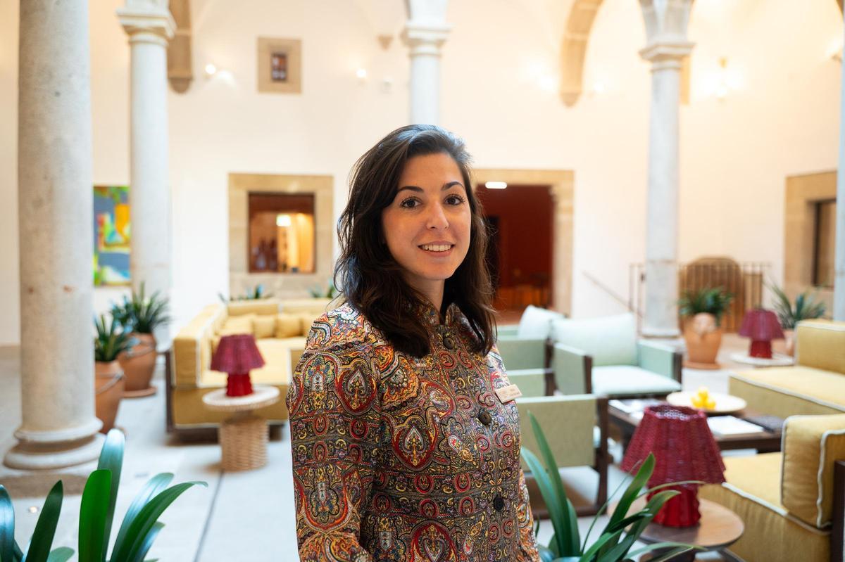 María Brillo, segunda jefa de recepción del hotel Hilton de Cáceres.