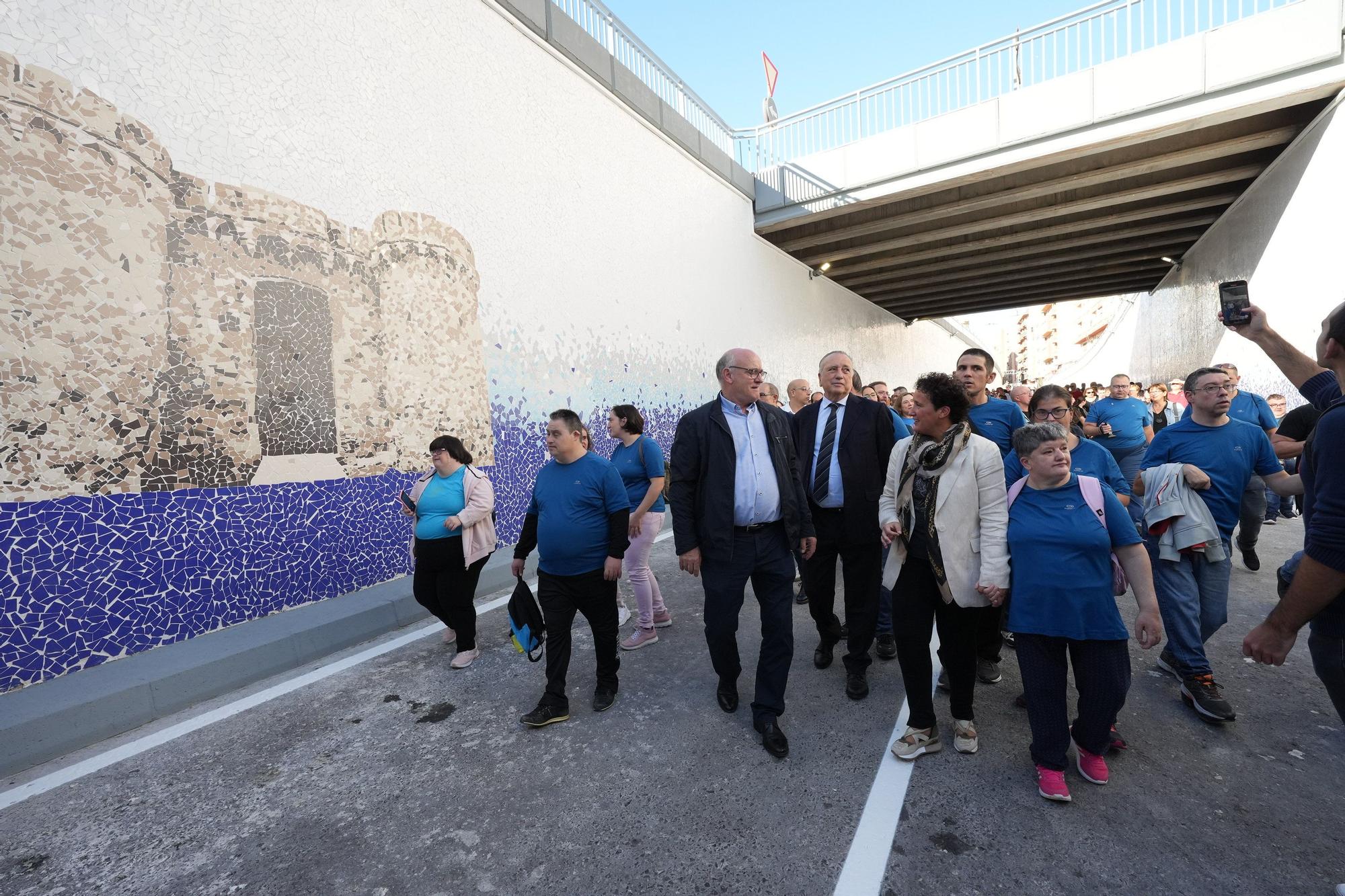 Onda reabre el túnel de entrada al municipio con el gran mural cerámico