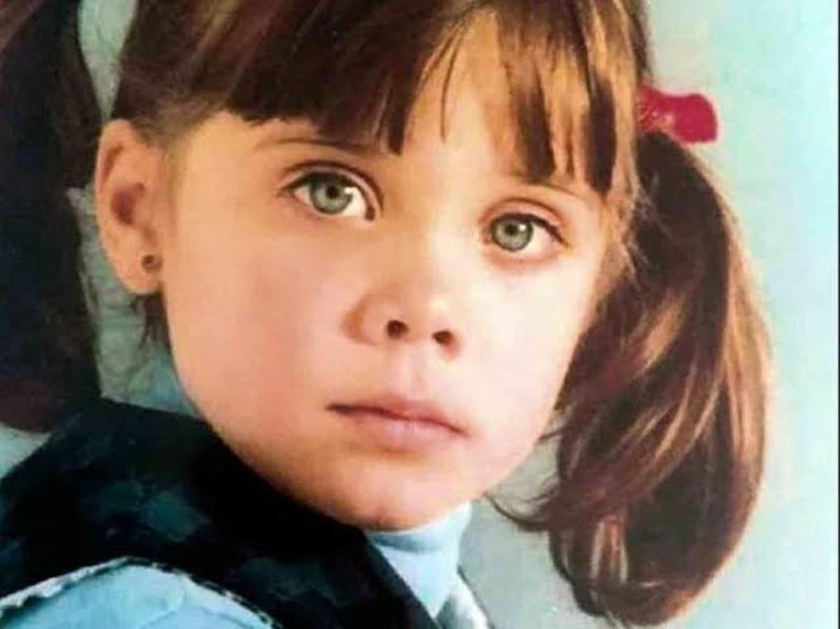 Pilar Rubio de niña, cuando todavía vivía en Torrejón de Ardoz.